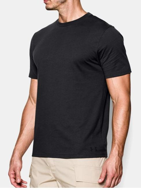 Under Armour UA Tactical HeatGear Charged Cotton Tee, sort - L thumbnail