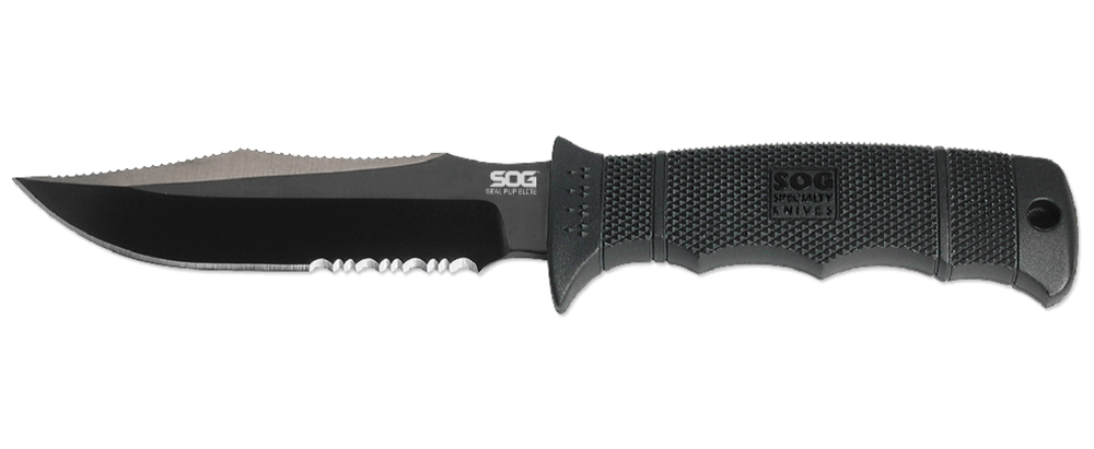 SOG Knives E37T-K SEAL Pup Elite Serrated Knife