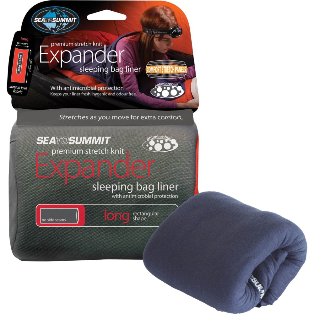 Sea to summit Expander Liner - Long Navy Blue lagenpose