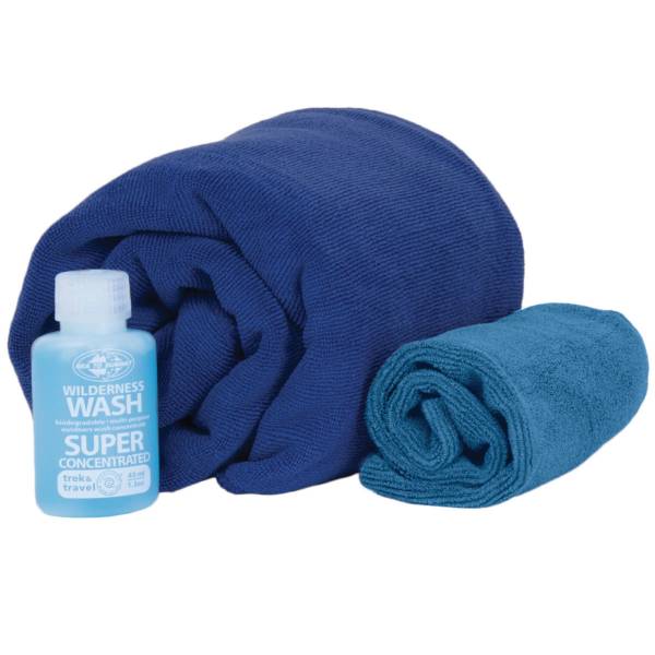 Tek Towel Wash Kit Large Cobalt Blue