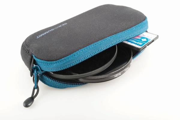 Padded Pouch Small Blue/Black