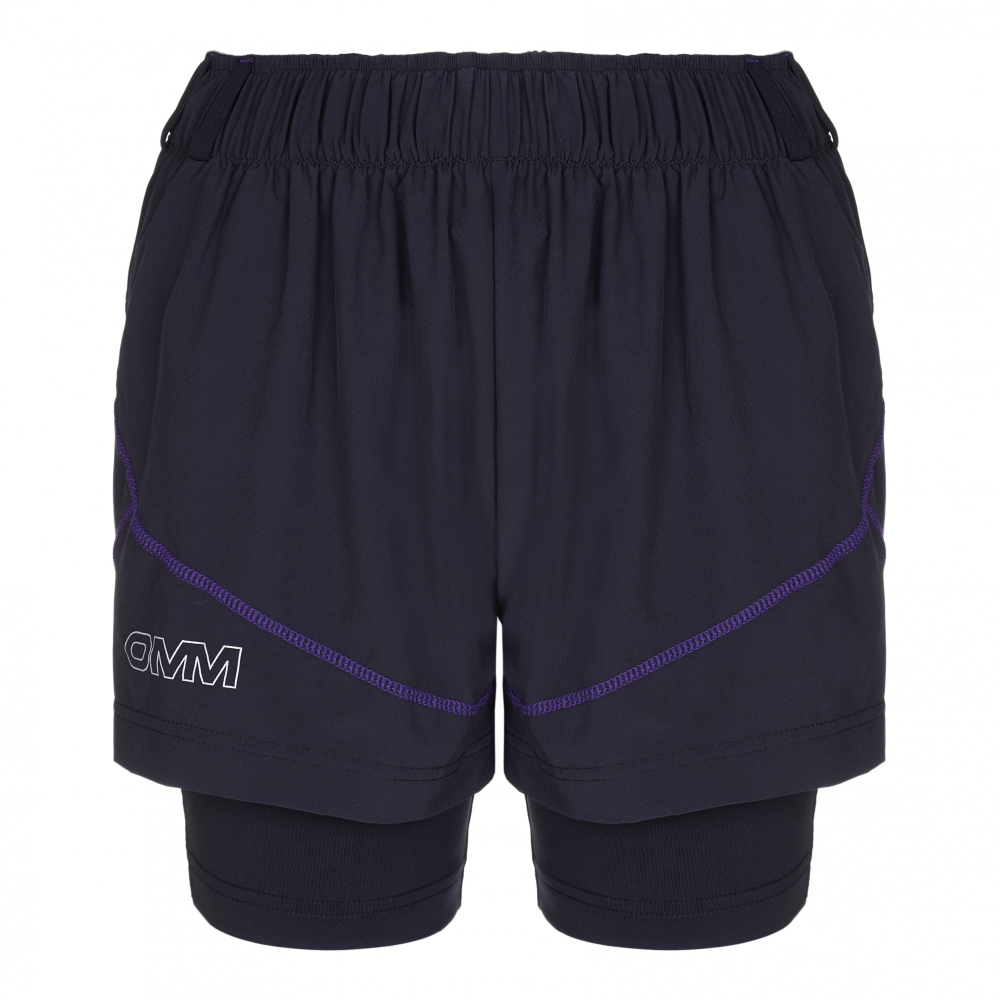 OMM Pace Shorts W black/purple - L thumbnail
