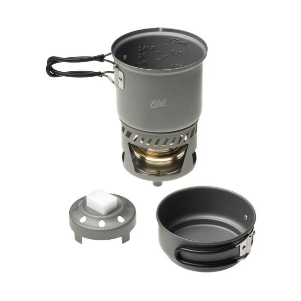 Cookset with Alcohol Burner 985mlwith non-stick coating