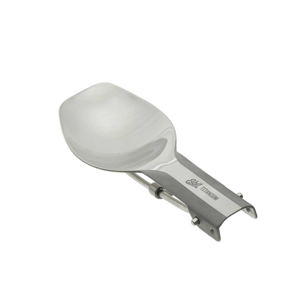 Foldable titanium cutlery, spoon thumbnail