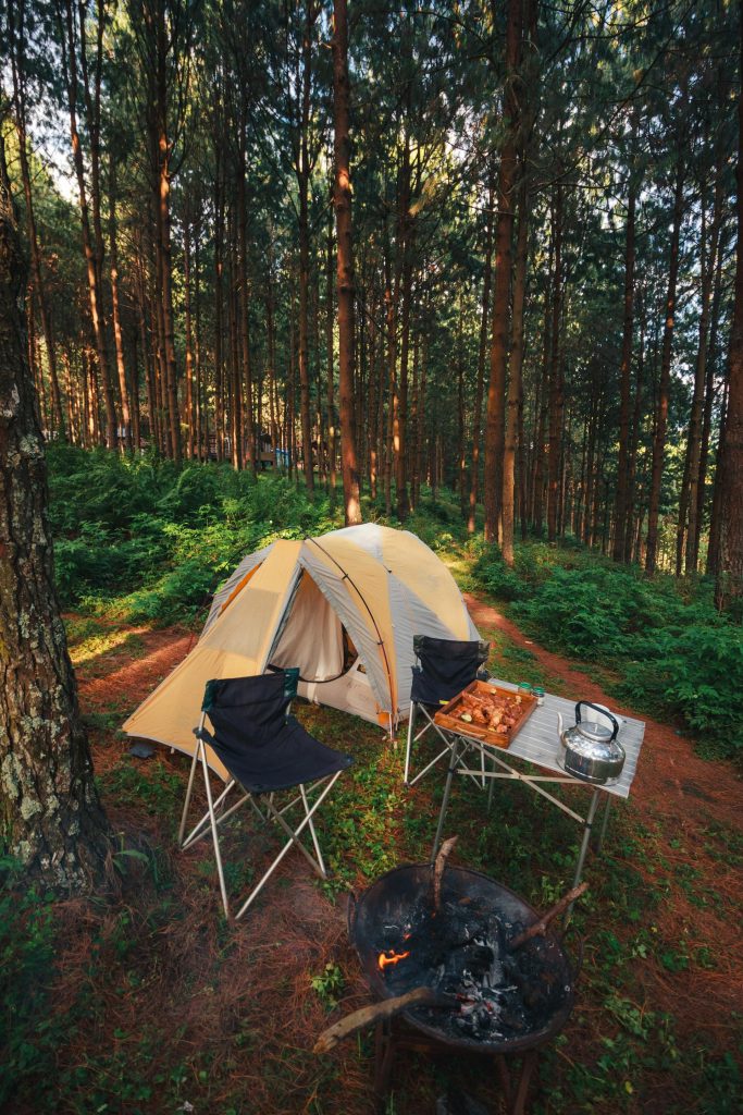 Camping og offline ferie samler familien